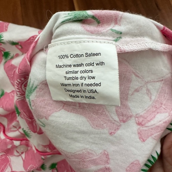 JAYES STUDIO INTIMATES TWO PIECE SET PINK ELEPHANT 🐘 AND 🌴 BOTH SIZE XSMALL - Picture 7 of 11